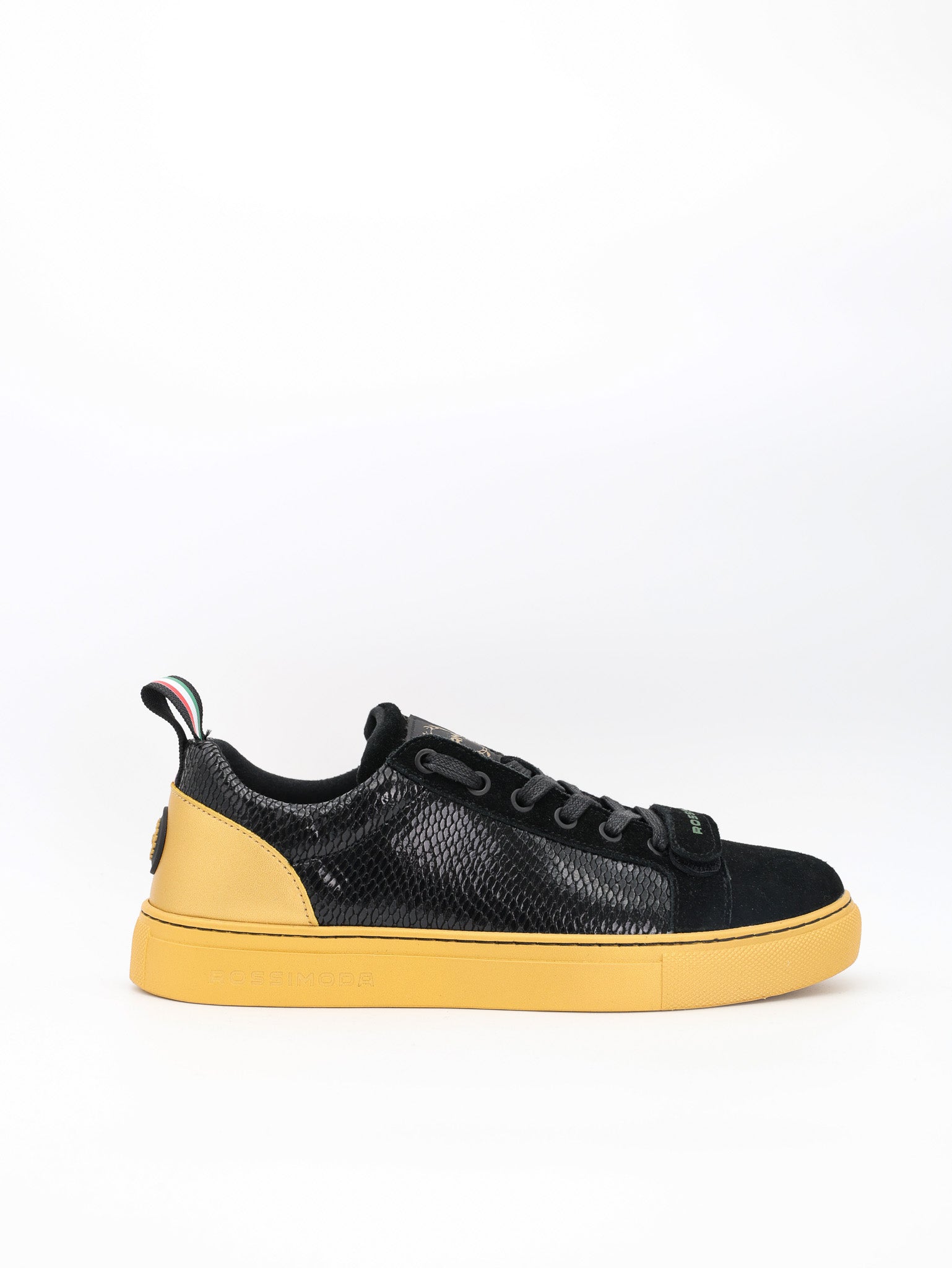 Rossimoda Sneaker Alta Black-Gold